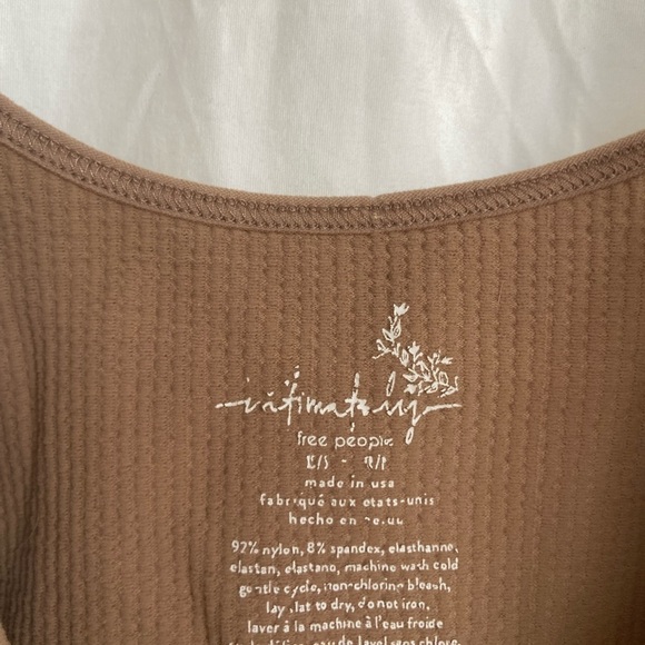 Free People Intimately "Come Around" Ribbed Cami Size Small - Picture 6 of 8
